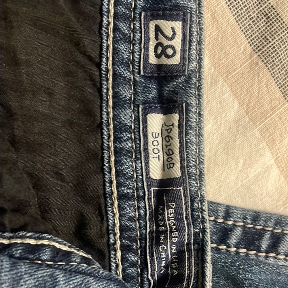 Blue Denim Women's Jeans - Picture 4 of 4